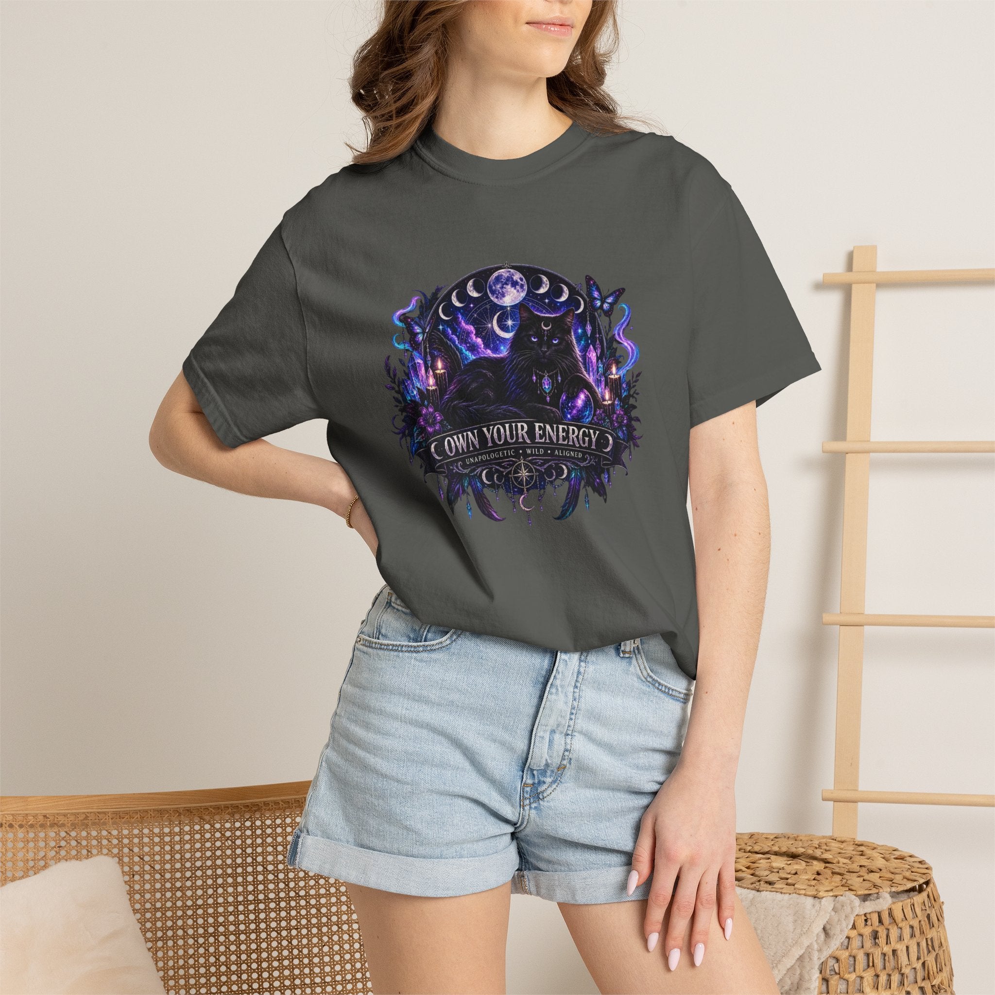 Own Your Energy T-Shirt — Mystic Moon Forest Graphic Tee