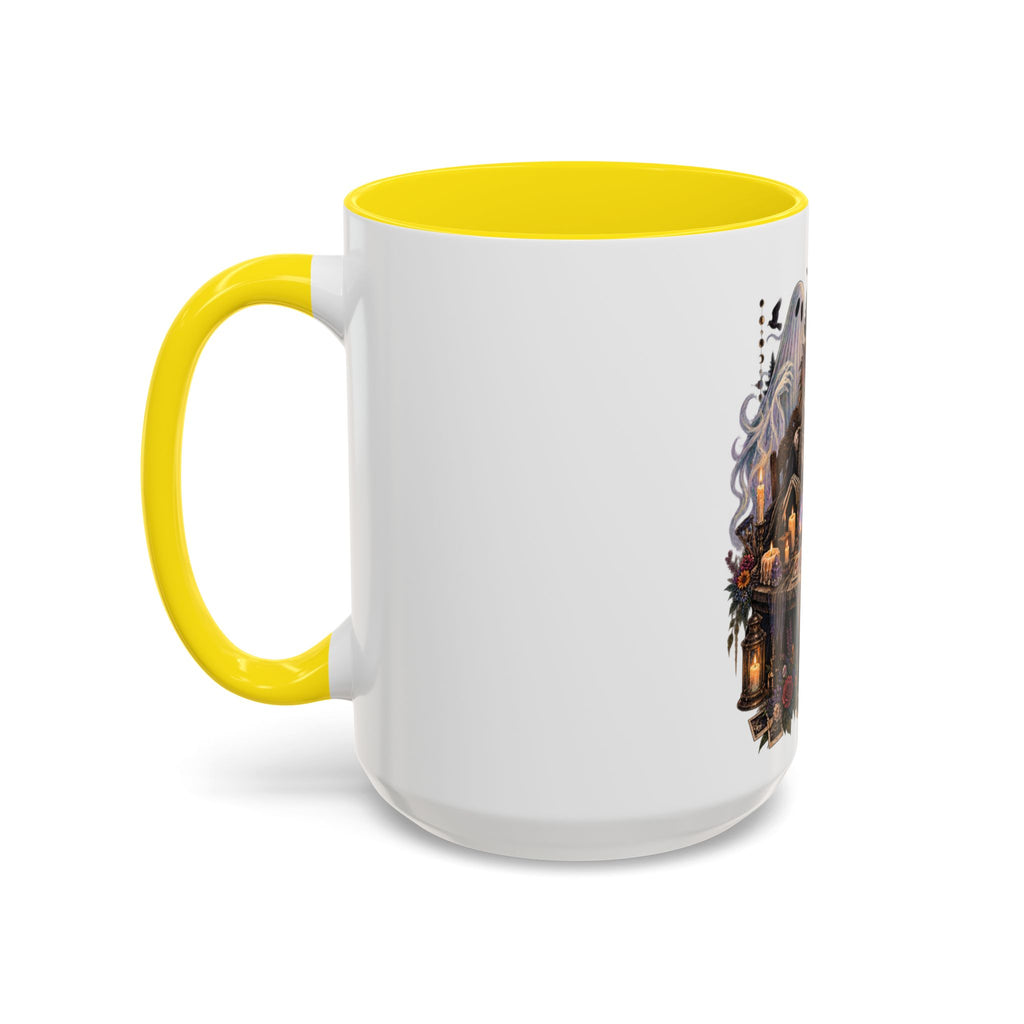 Witchy Halloween Coffee Mug – Spooky Seance Accent Mug (11/15oz)