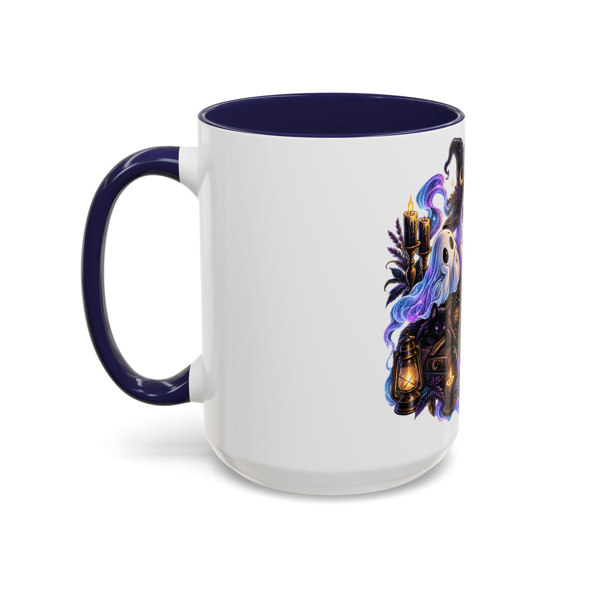Halloween Ghost Ouija Accent Coffee Mug (11/15oz)