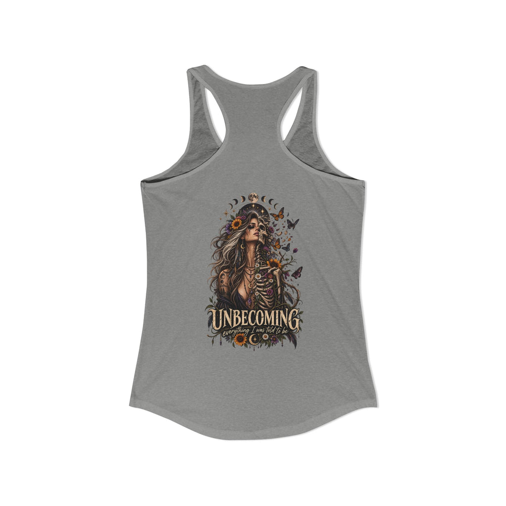Unbecoming Woman Skeleton Gothic Tank