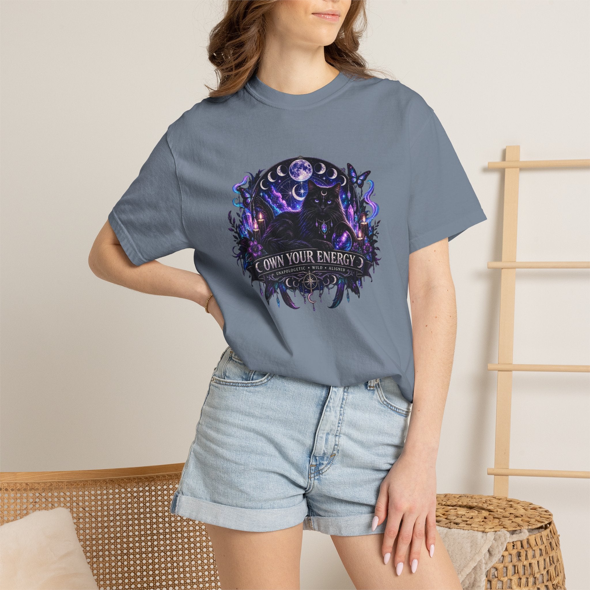 Own Your Energy T-Shirt — Mystic Moon Forest Graphic Tee
