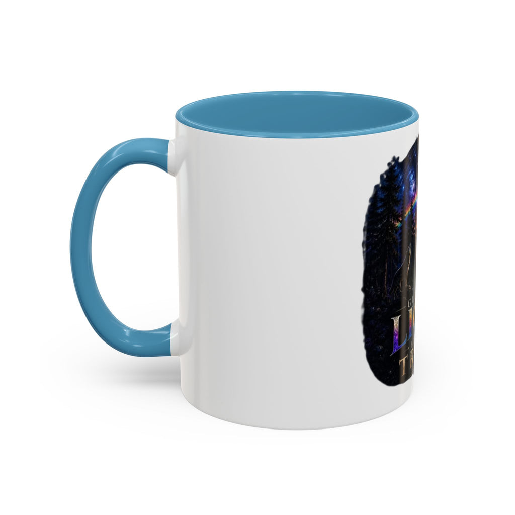 Guided by Light Coffee Mug — Inspirational Nature Moonrise Design (11/15oz) Advocacy mug