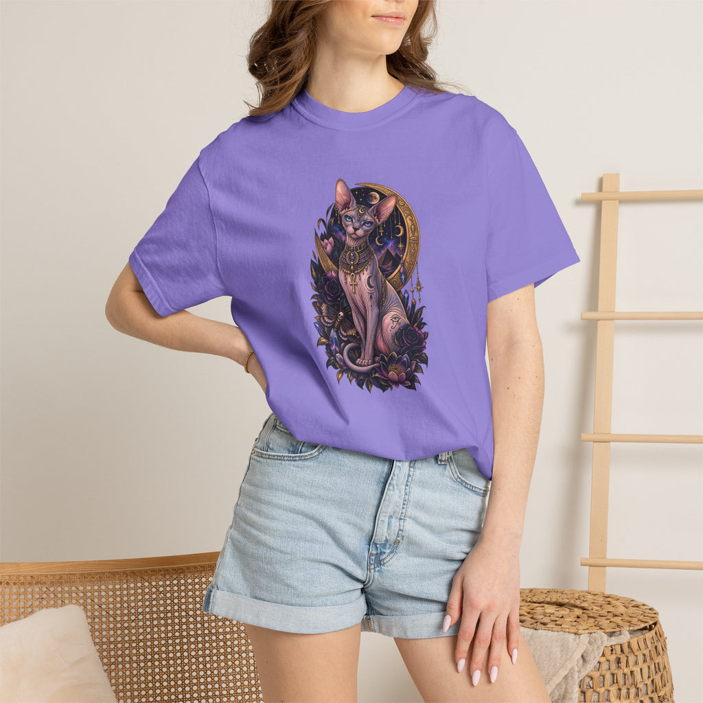 Egyptian Sphynx Moon cat Graphic T-Shirt