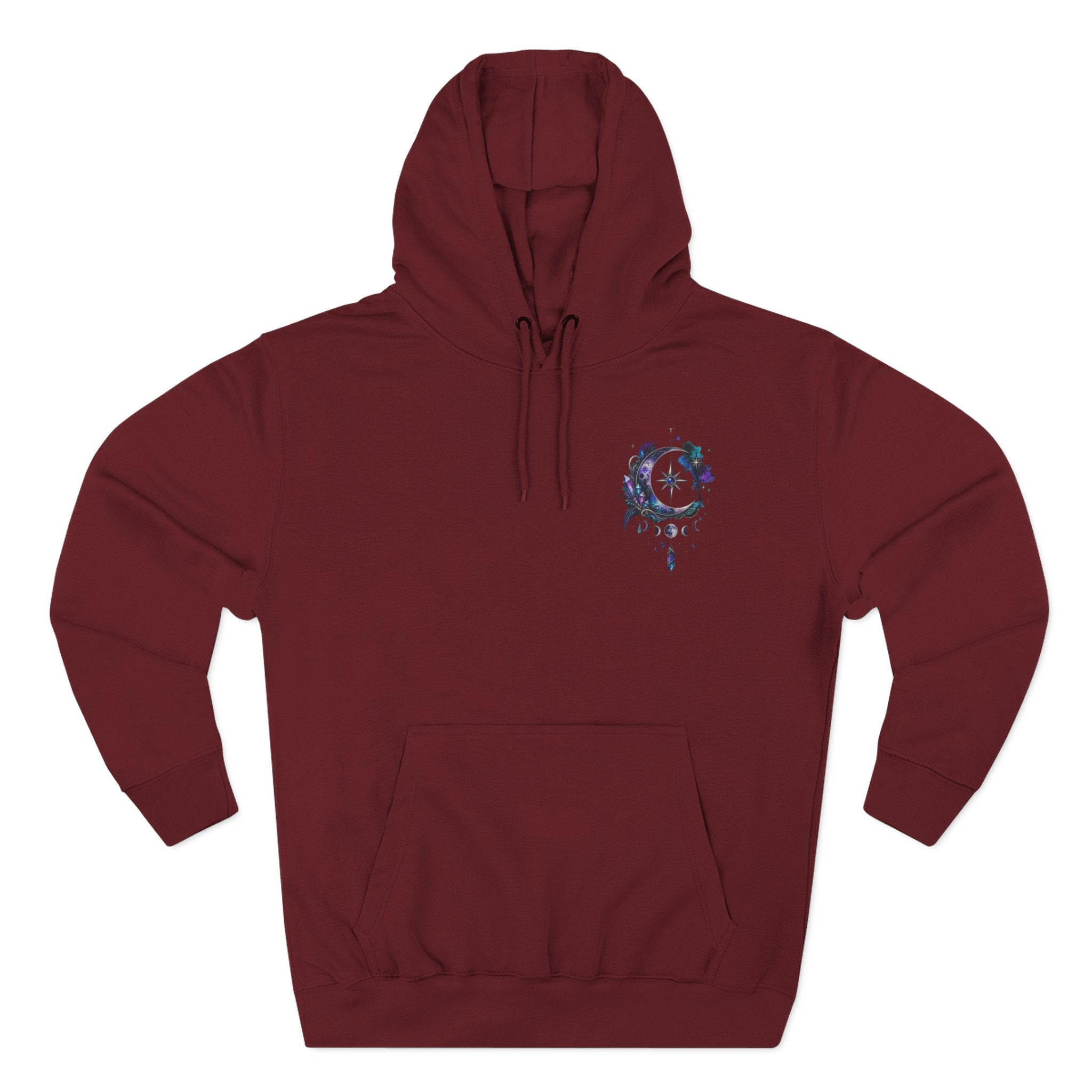 Mystic Moon Hoodie — "Trust the Signs" Celestial Fleece Pullover