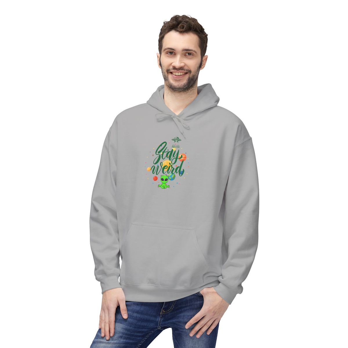 Stay weird Classic Alien Hoodie