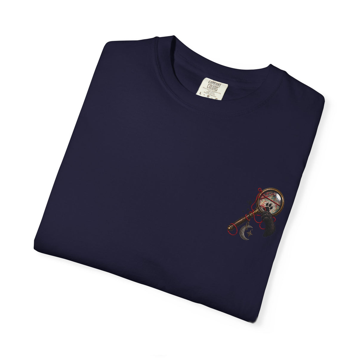 Mystery Evidence Board T-Shirt — Crime Scene Collage Graphic Tee