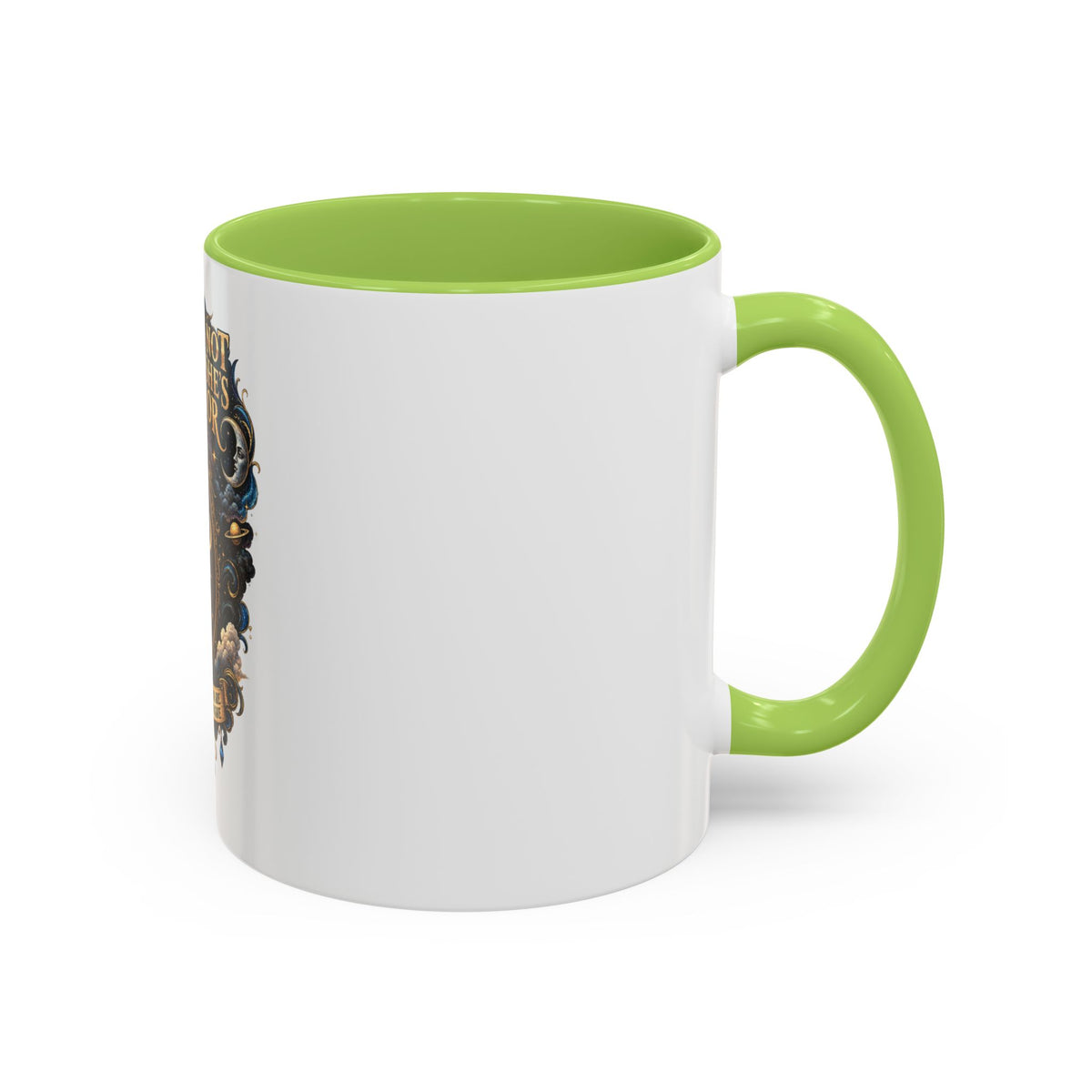 Coffee Mug — "Karma's Not a Bitch — She's a Mirror" Accent Ceramic Mug (11/15oz)