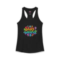 Stay weird Rainbow Alien Tank