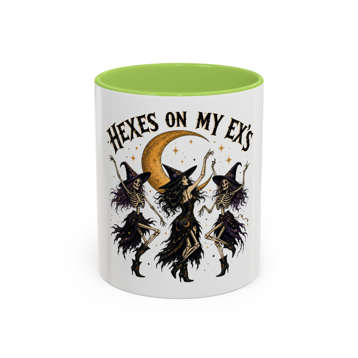 Hexes on My Ex's Witch Coffee Mug — Funny Halloween Accent Mug (11/15oz)