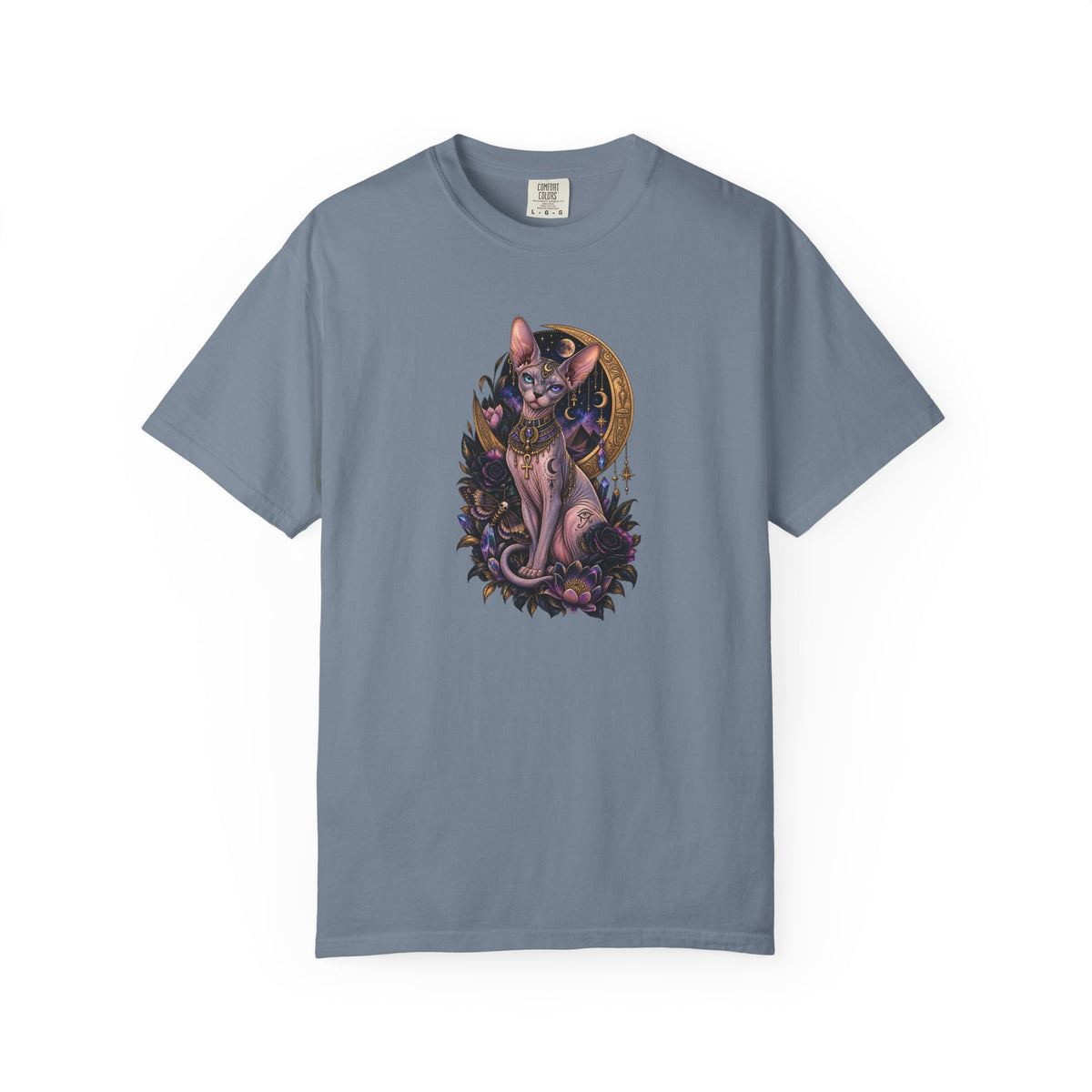 Egyptian Sphynx Moon cat Graphic T-Shirt