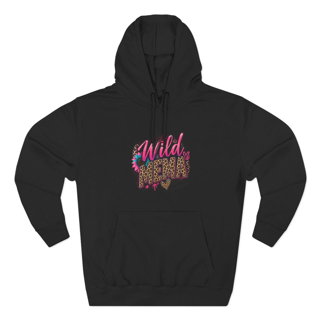 Wild Heart MEMA Leopard Print Hoodie — Women’s Trendy Graphic Pullover