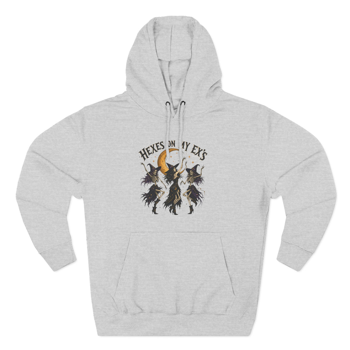 Hexes On My Exes Hoodie — Witchy Witchcraft Graphic Fleece Pullover