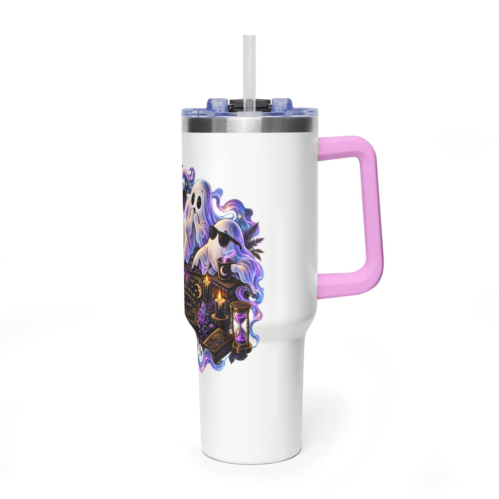 Ghost Crew 40oz Thermal Tumbler — Cute Halloween Ghosts Design