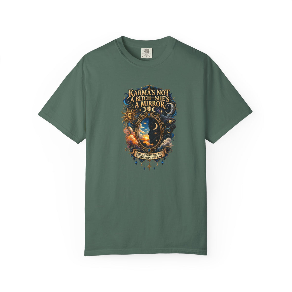 Karma's not a Bitch she's a Mirror- Mystic Tarot Graphic Tee