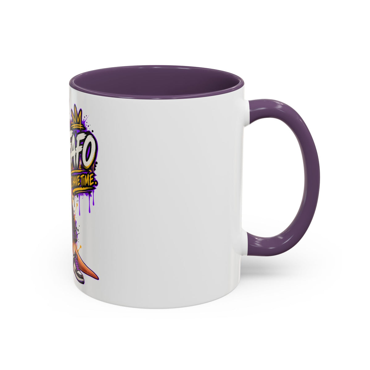 Kangaroo Streetwear Coffee Mug — "FAFO I Have Time" Accent Mug