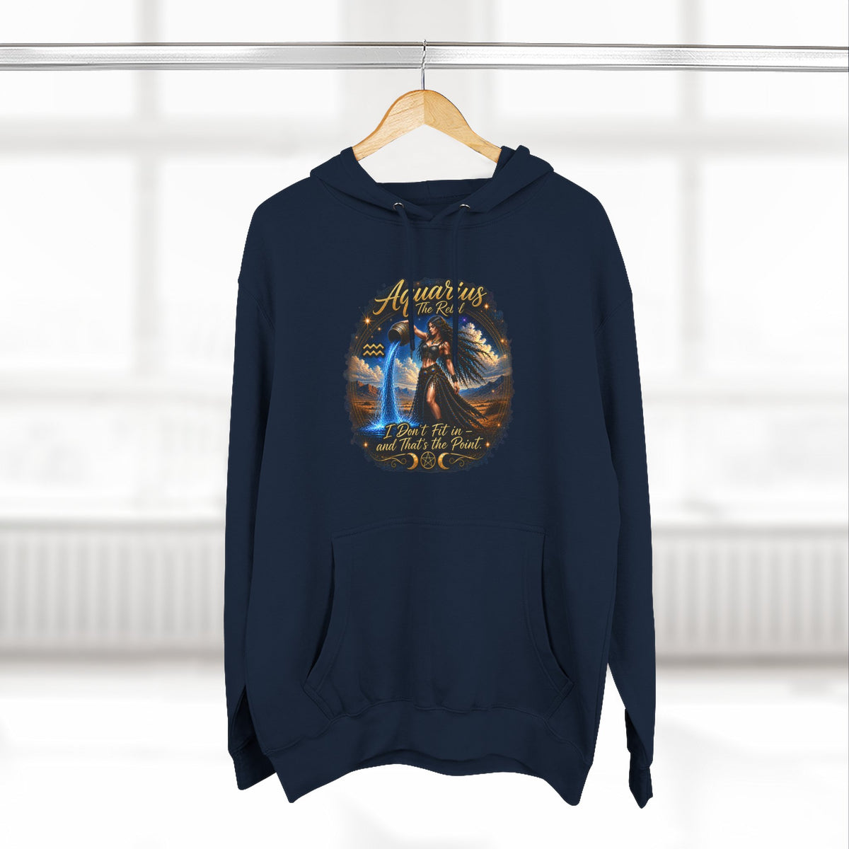 Aquarius Rebel Zodiac Hoodie