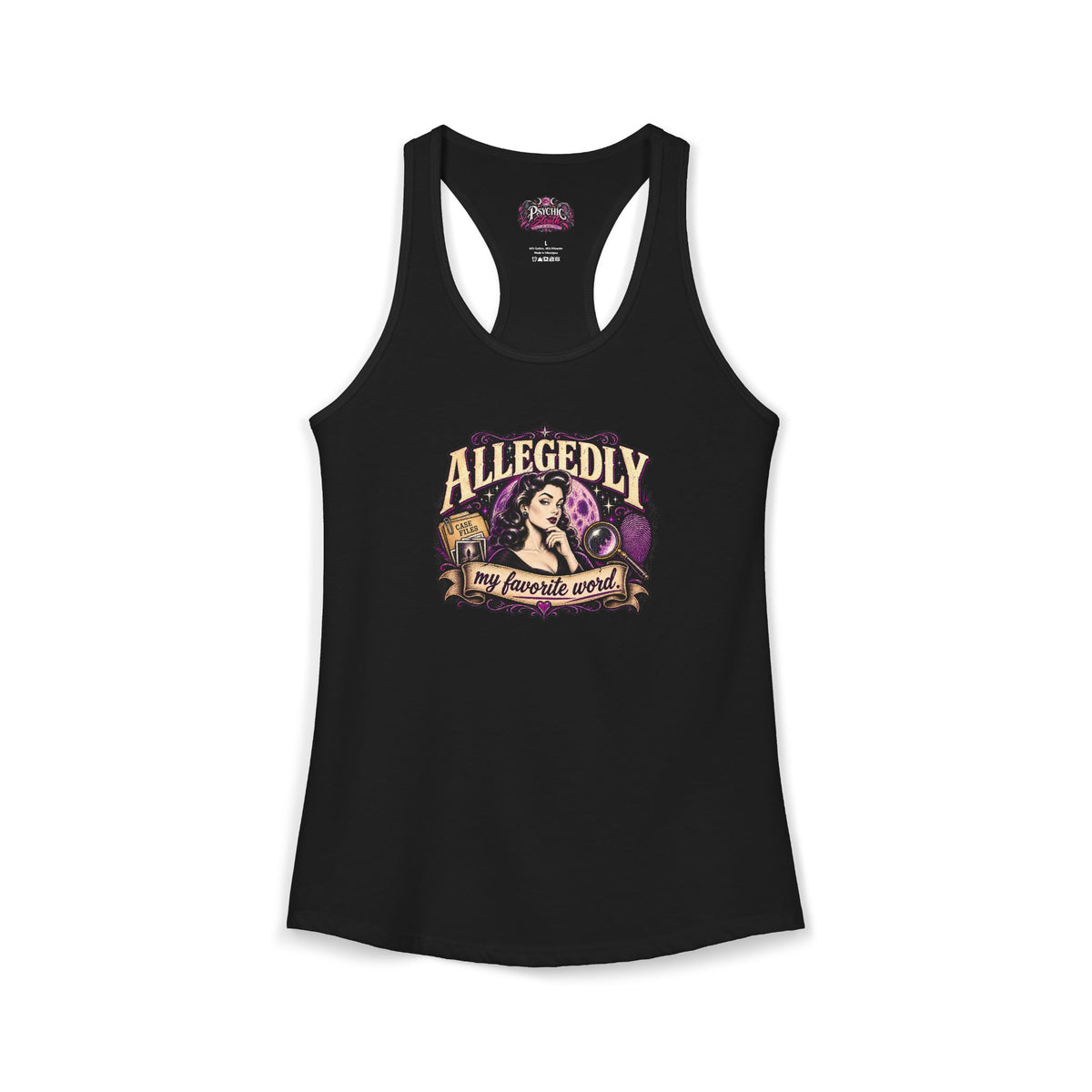 Allegedly My Favorite Word Graphic Tank