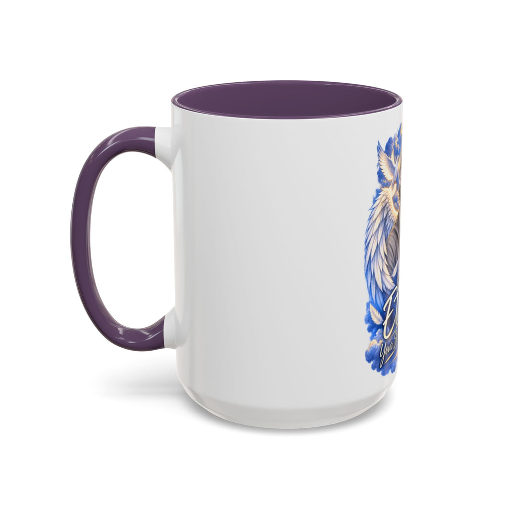 Coffee Mug — "Living My Life One Crisis at a Time" Colorful Boho Accent Mug (11/15oz)