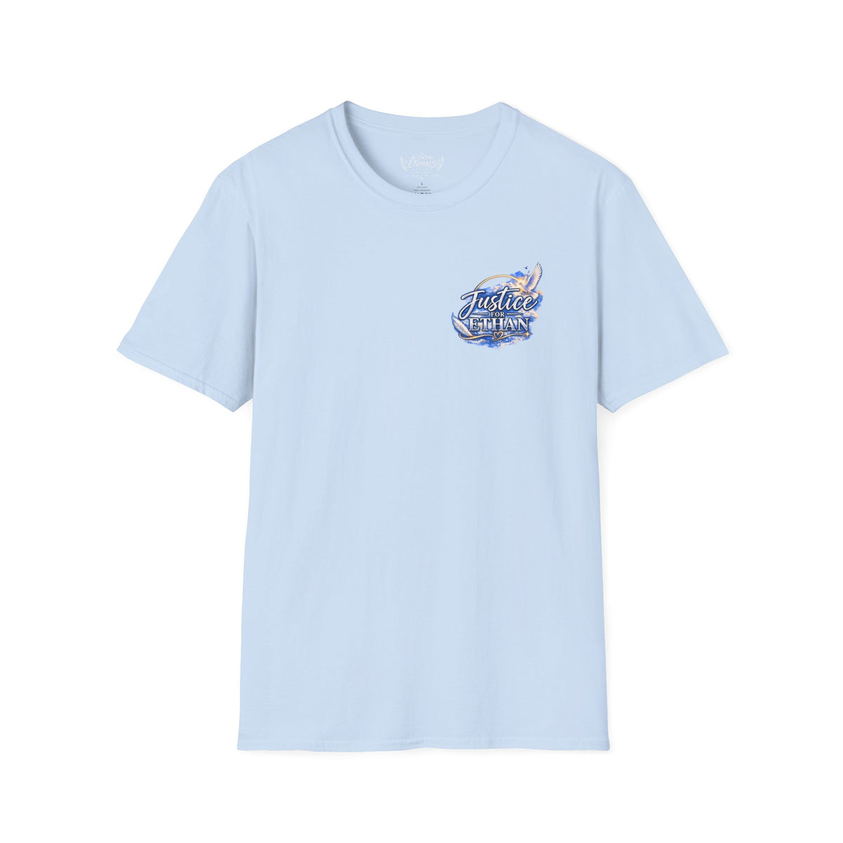 T-Shirt — "Justice for Ethan" " Your story still matters" Memorial Tee ( Angel Wing Edition)