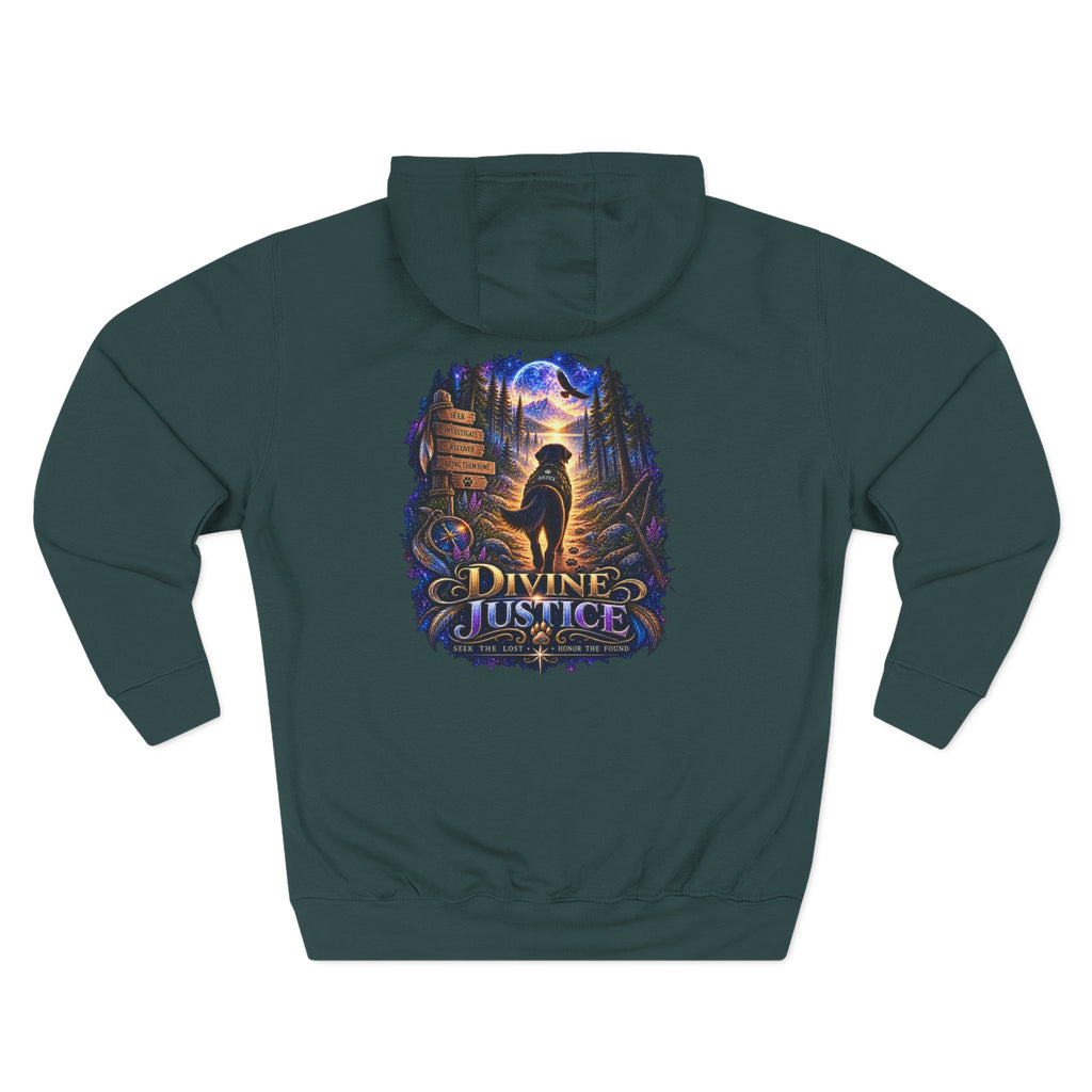 Divine Justice Graphic Hoodie — Support the Mission