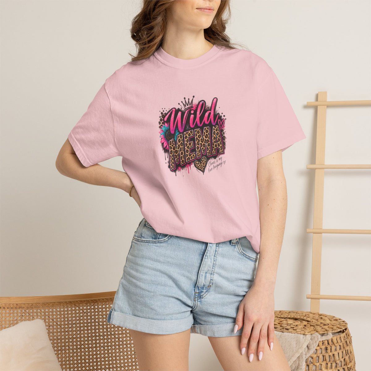 Wild MEMA Leopard Graphic T-Shirt