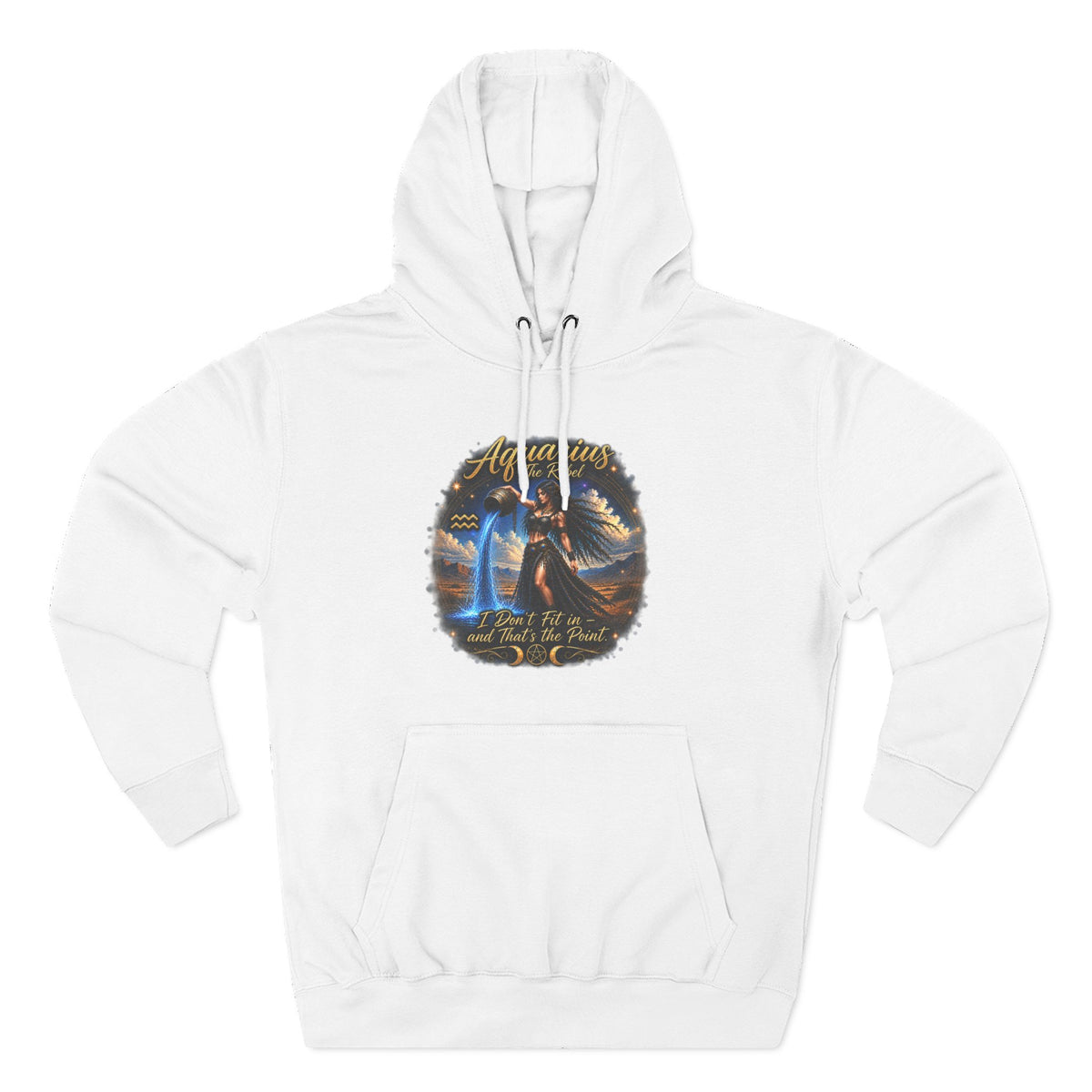 Aquarius Rebel Zodiac Hoodie