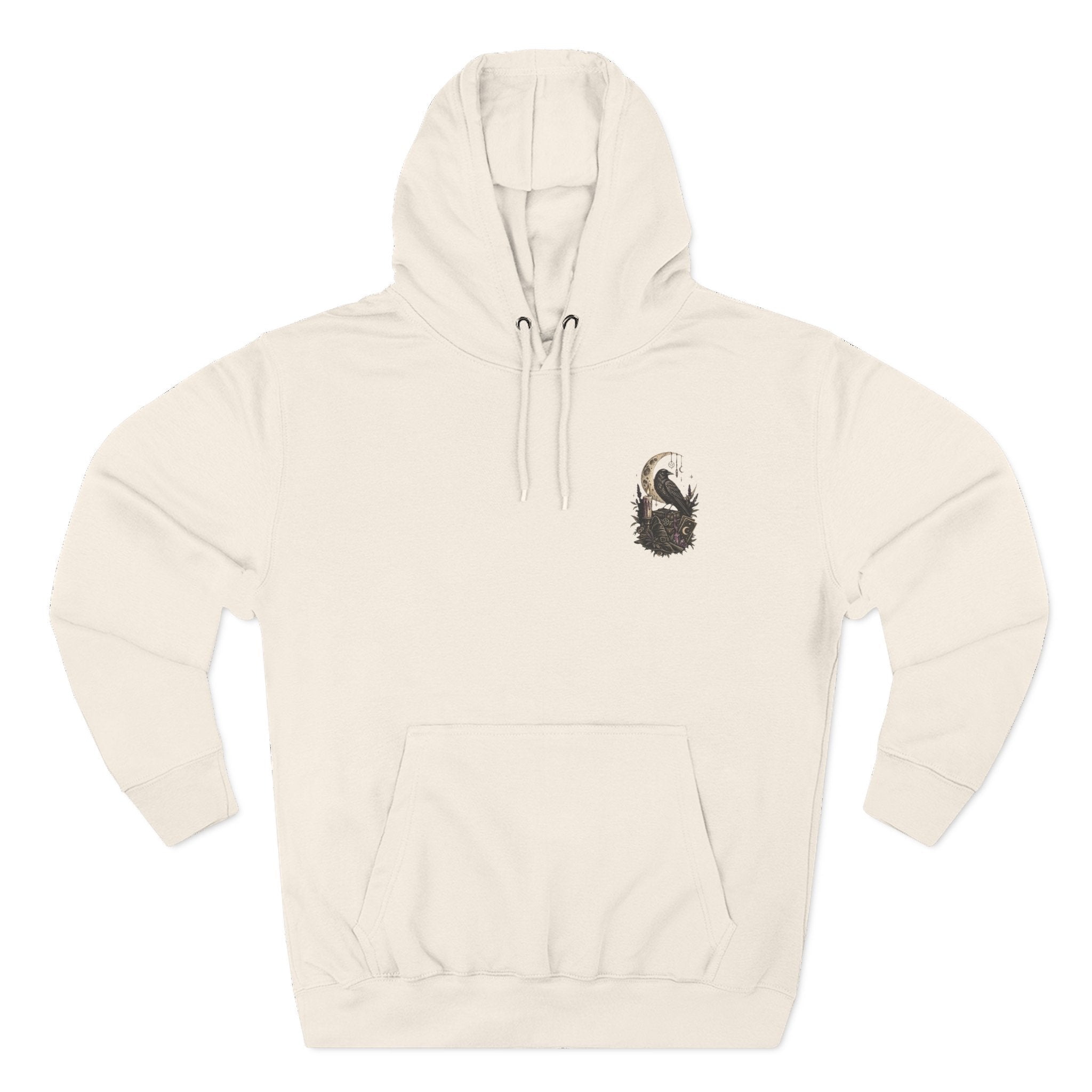 Witchy Trio Graphic Hoodie – 'Girls Will Be Girls' Vintage Moonback Sweatshirt