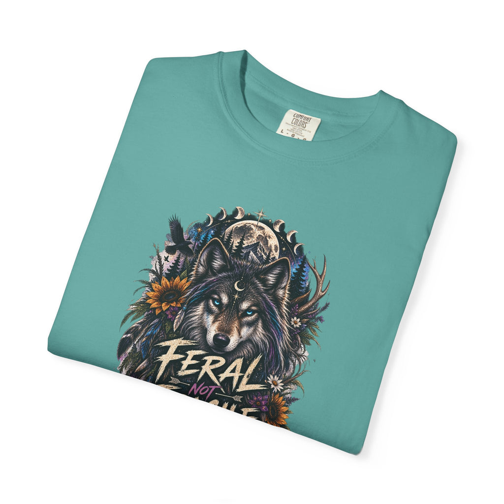 Feral Fragile Wolf T-Shirt — Vintage Wildlife Graphic Tee