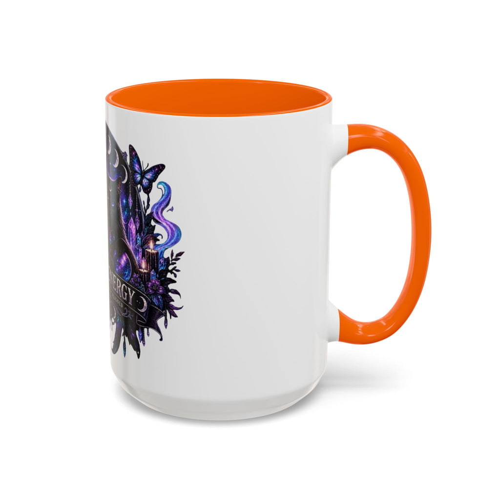 Own Your Energy Black Cat Coffee Mug – Spiritual Moon Phase Tea Cup