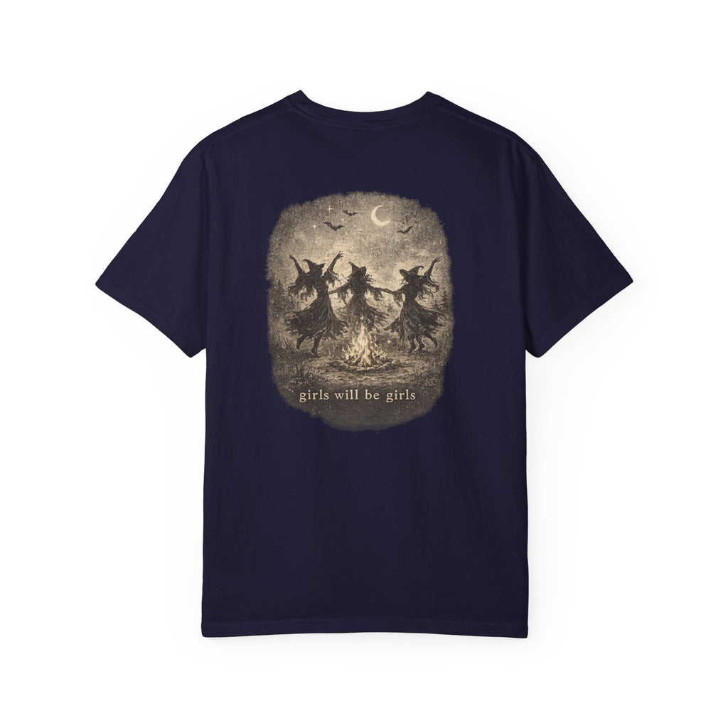 Witch Sisters T-Shirt — "Girls Will Be Girls" Graphic Tee