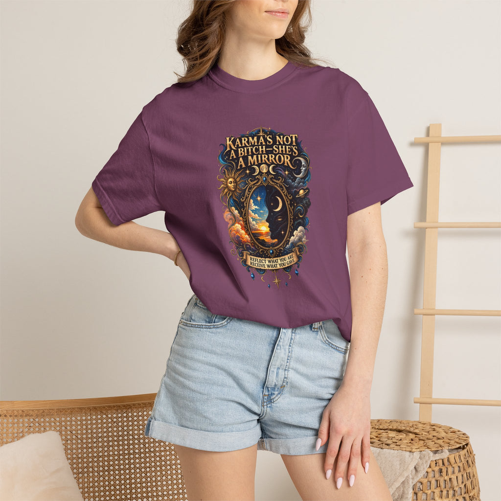Karma's not a Bitch she's a Mirror- Mystic Tarot Graphic Tee