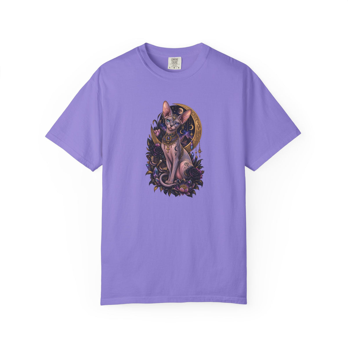 Egyptian Sphynx Moon cat Graphic T-Shirt