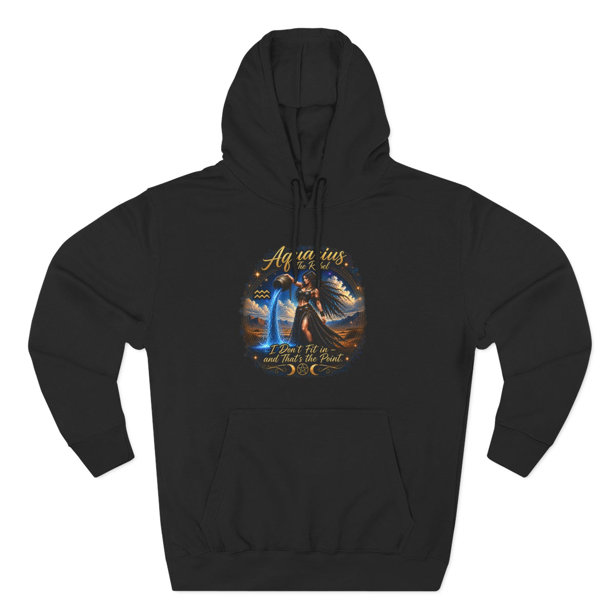 Aquarius Rebel Zodiac Hoodie