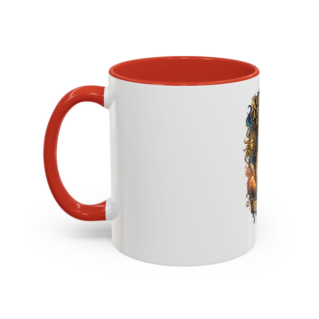 Coffee Mug — "Karma's Not a Bitch — She's a Mirror" Accent Ceramic Mug (11/15oz)