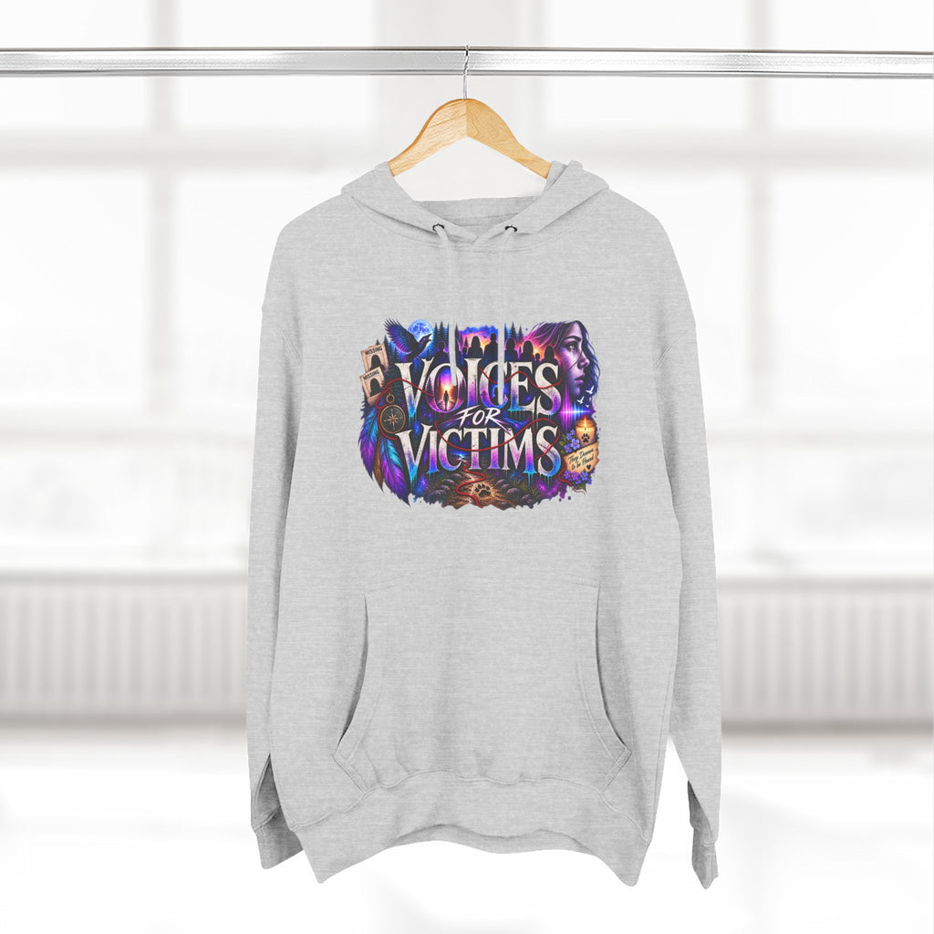 Voices for Victims Graphic Hoodie — Support & Awareness Pullover