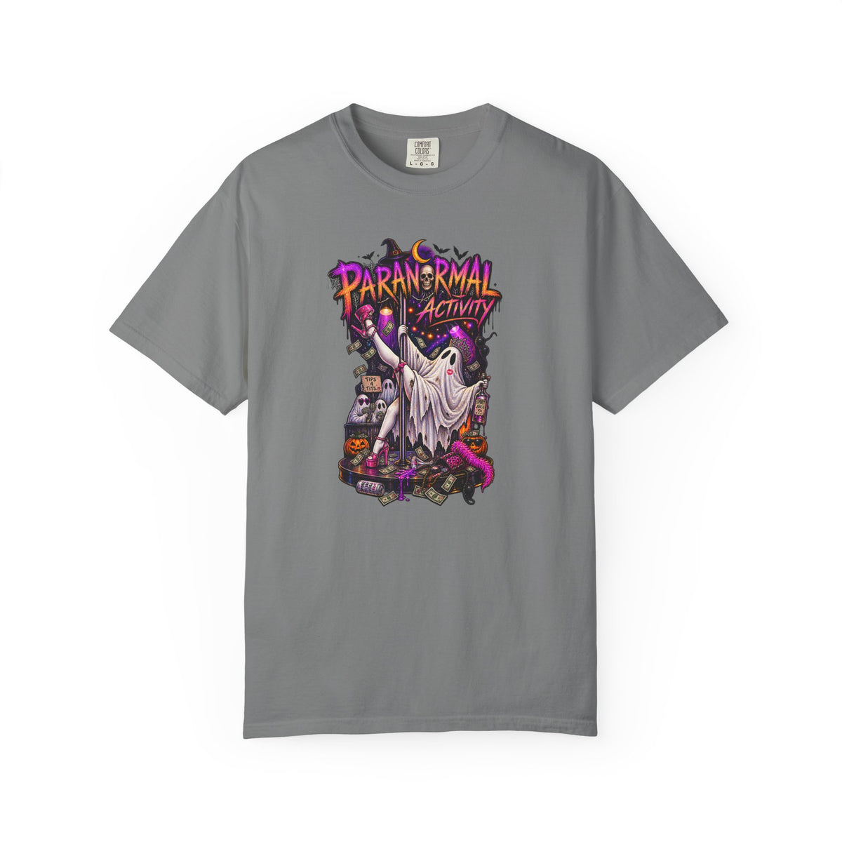 Paranormal Activity Ghost T-Shirt= Halloween ghost tee