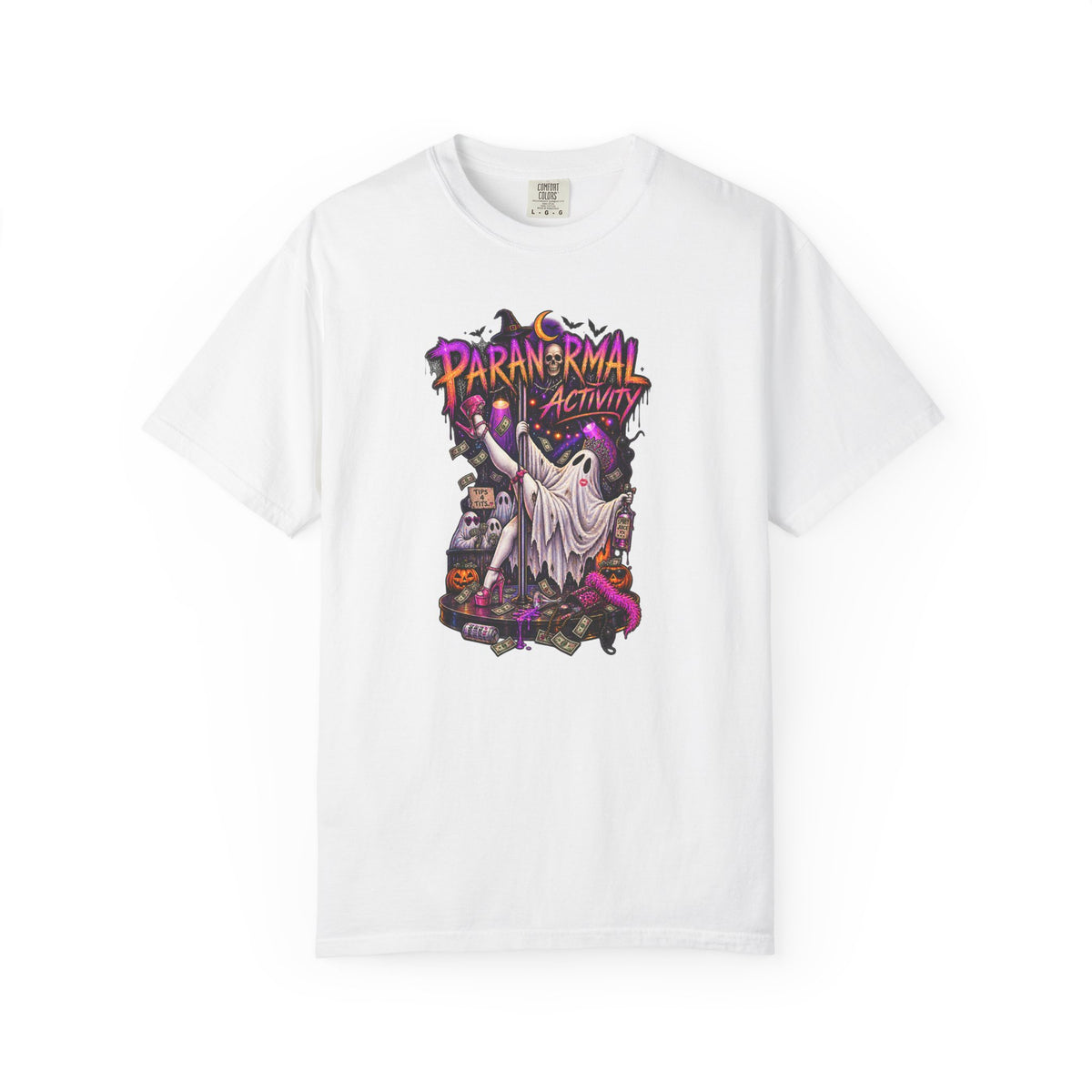Paranormal Activity Ghost T-Shirt= Halloween ghost tee