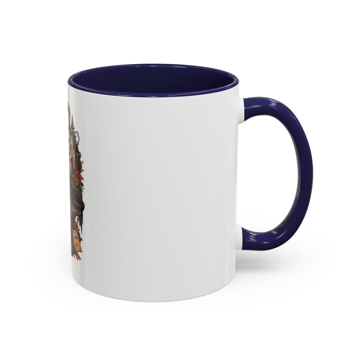 Witchy Halloween Coffee Mug – Spooky Seance Accent Mug (11/15oz)