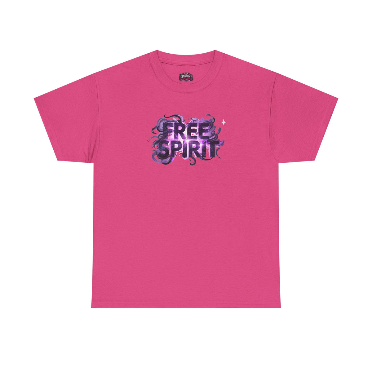 Free Spirit Tee — Purple Galaxy Wings Graphic T-Shirt