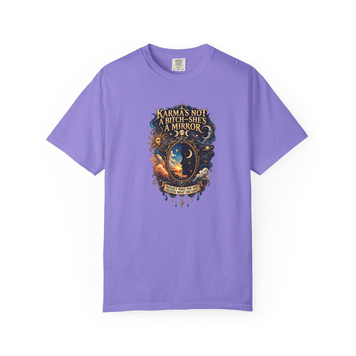 Karma's not a Bitch she's a Mirror- Mystic Tarot Graphic Tee
