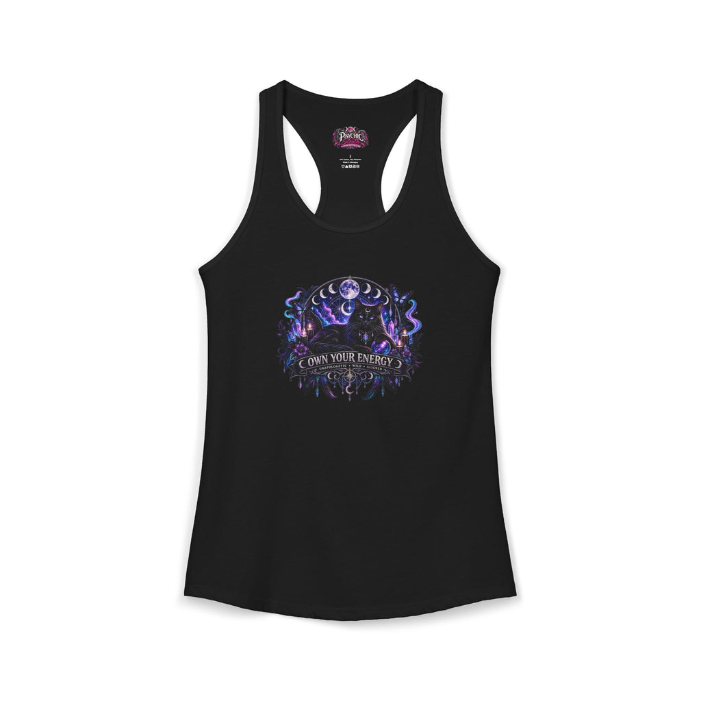 Own your Energy Majestic Black Cat Tank