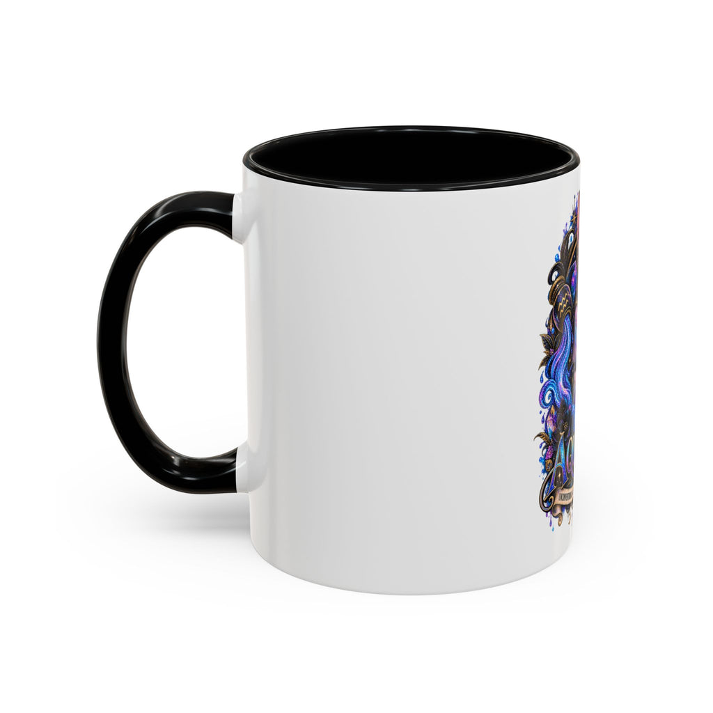Aquarius Zodiac Cat Coffee Mug — Sphynx Astrology 11/15oz Accent Mug