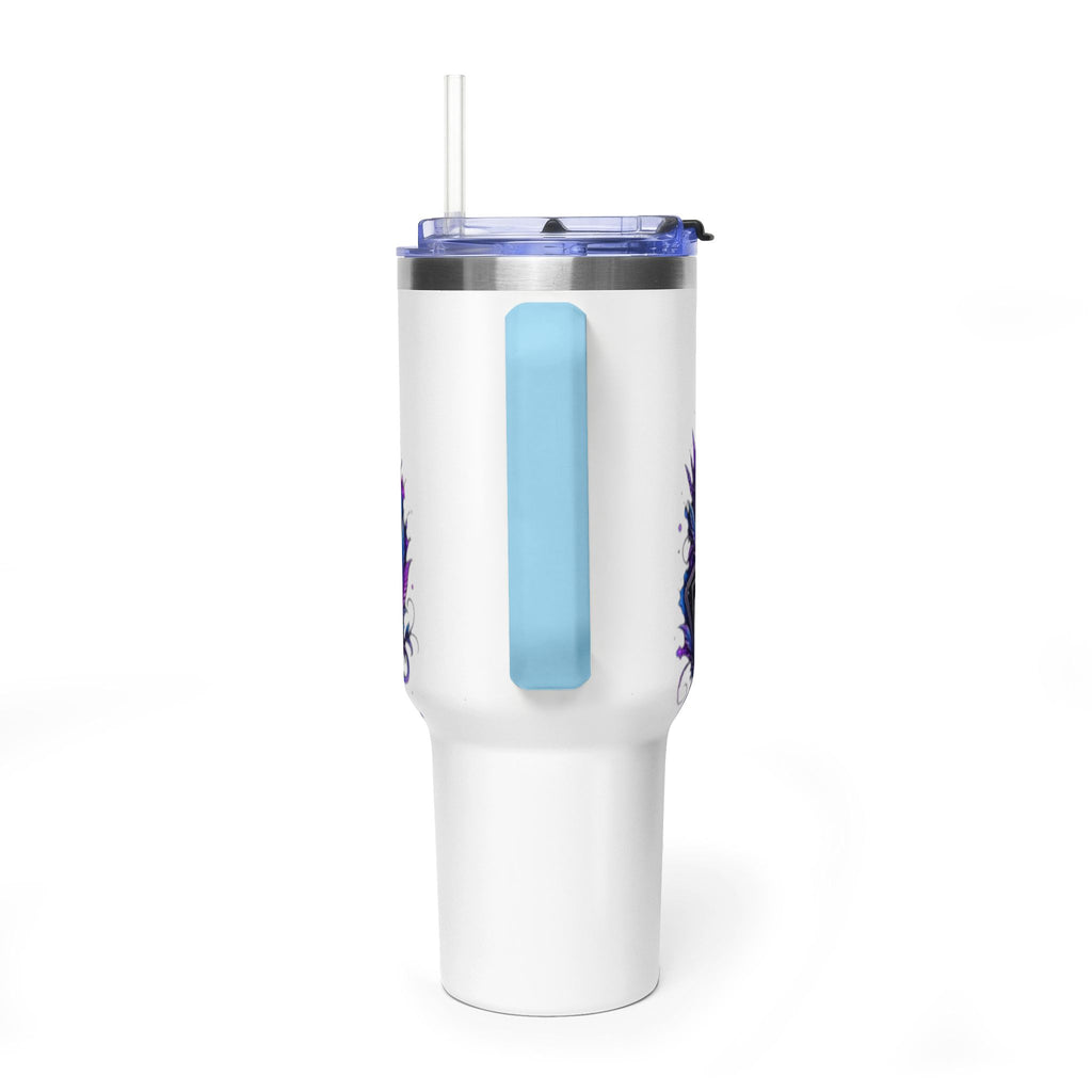 40oz Vacuum Tumbler – 'Trust the Signs' Moonlit Forest Design