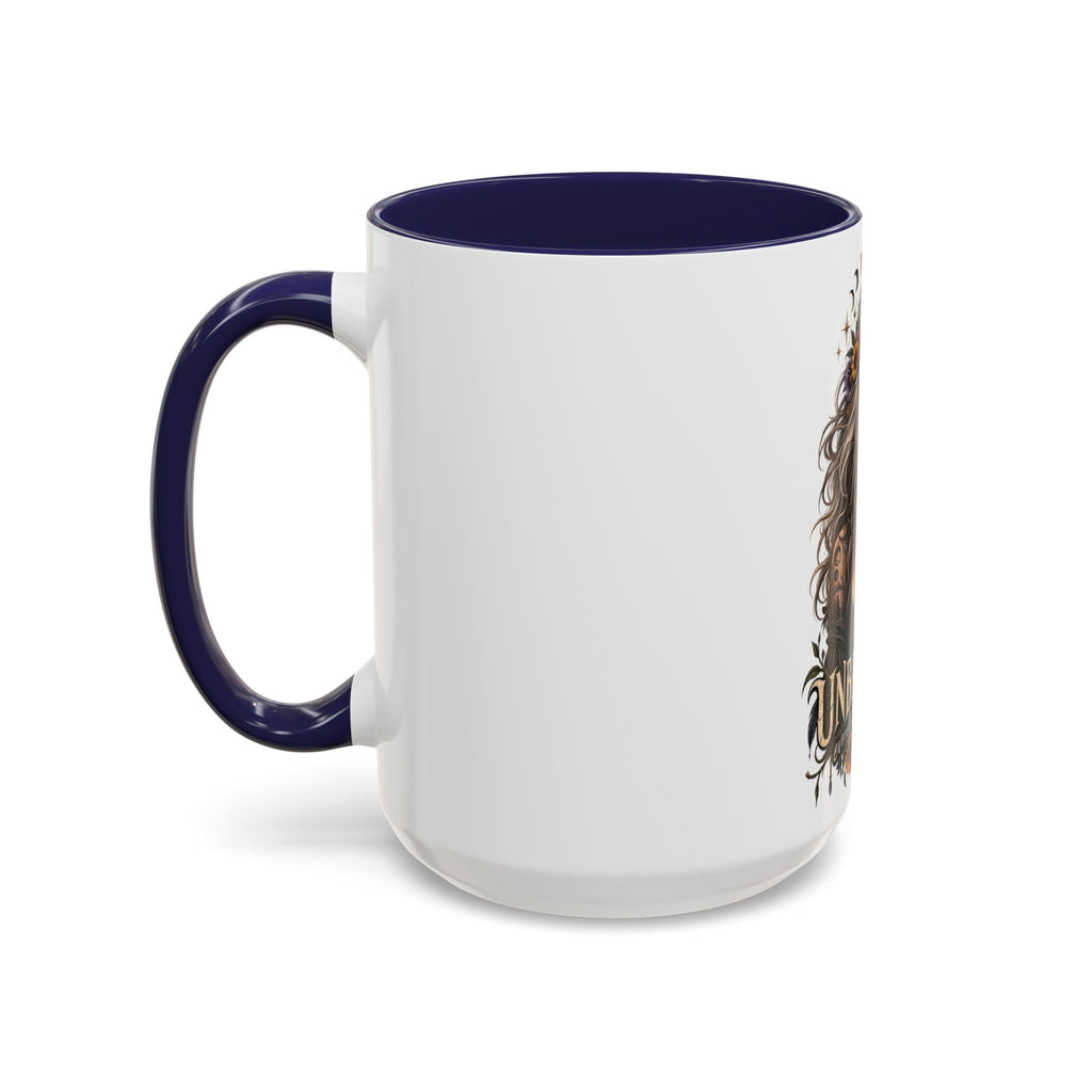 Ghost Hug Mug — Cute Ghost Holding Black Cat Accent Coffee Mug (11/15oz)