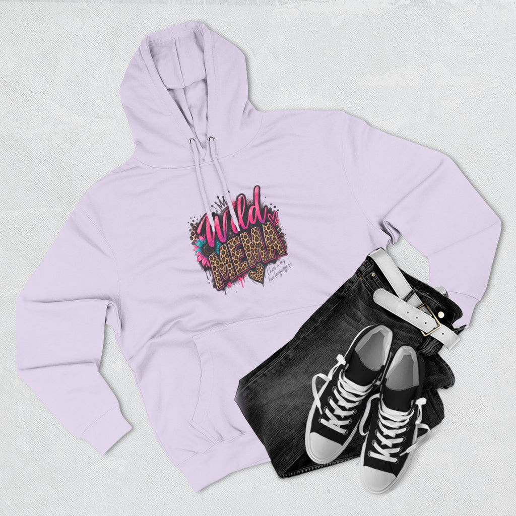 Wild Heart MEMA Leopard Print Hoodie — Women’s Trendy Graphic Pullover