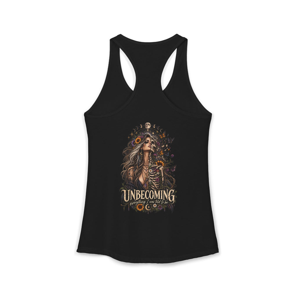 Unbecoming Woman Skeleton Gothic Tank