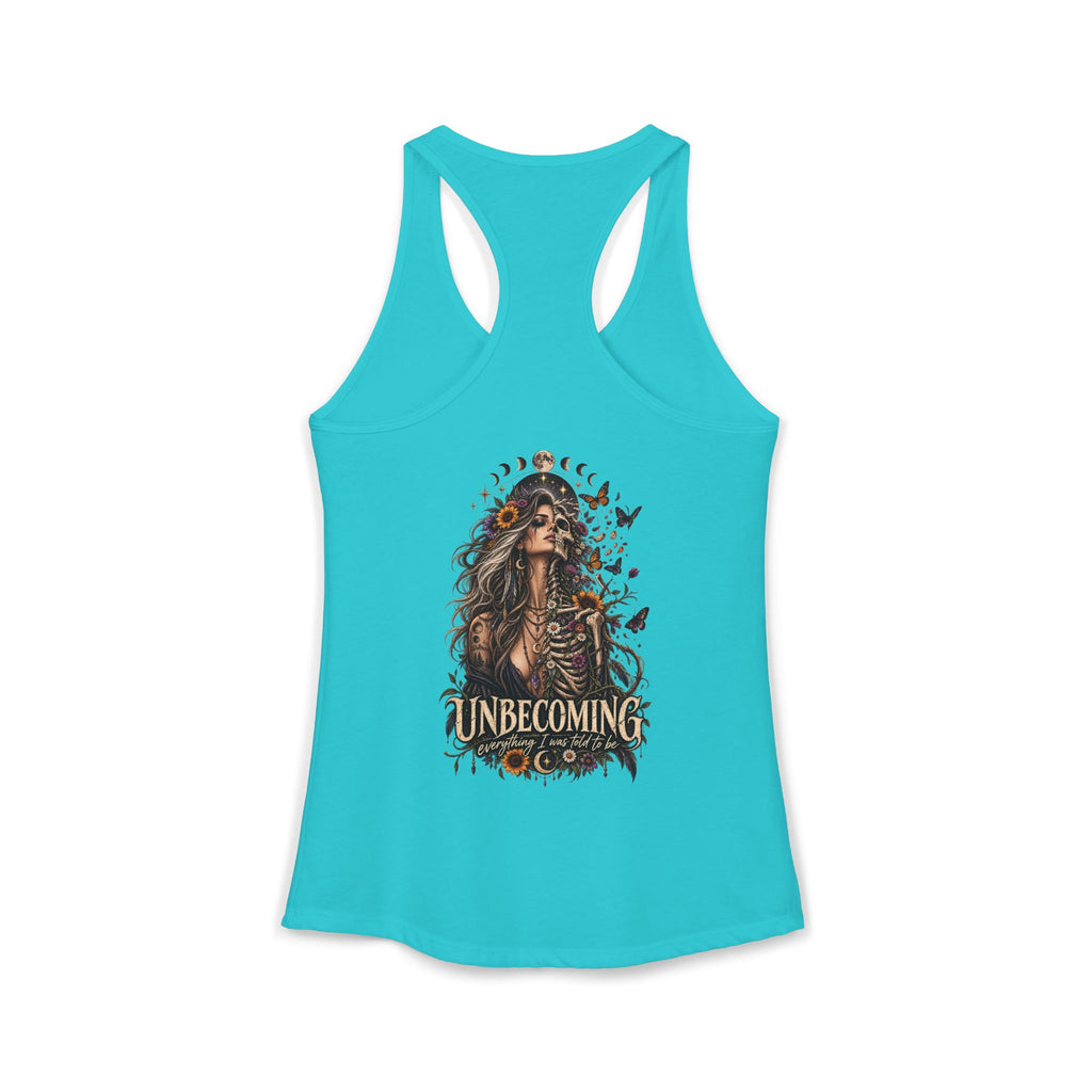 Unbecoming Woman Skeleton Gothic Tank