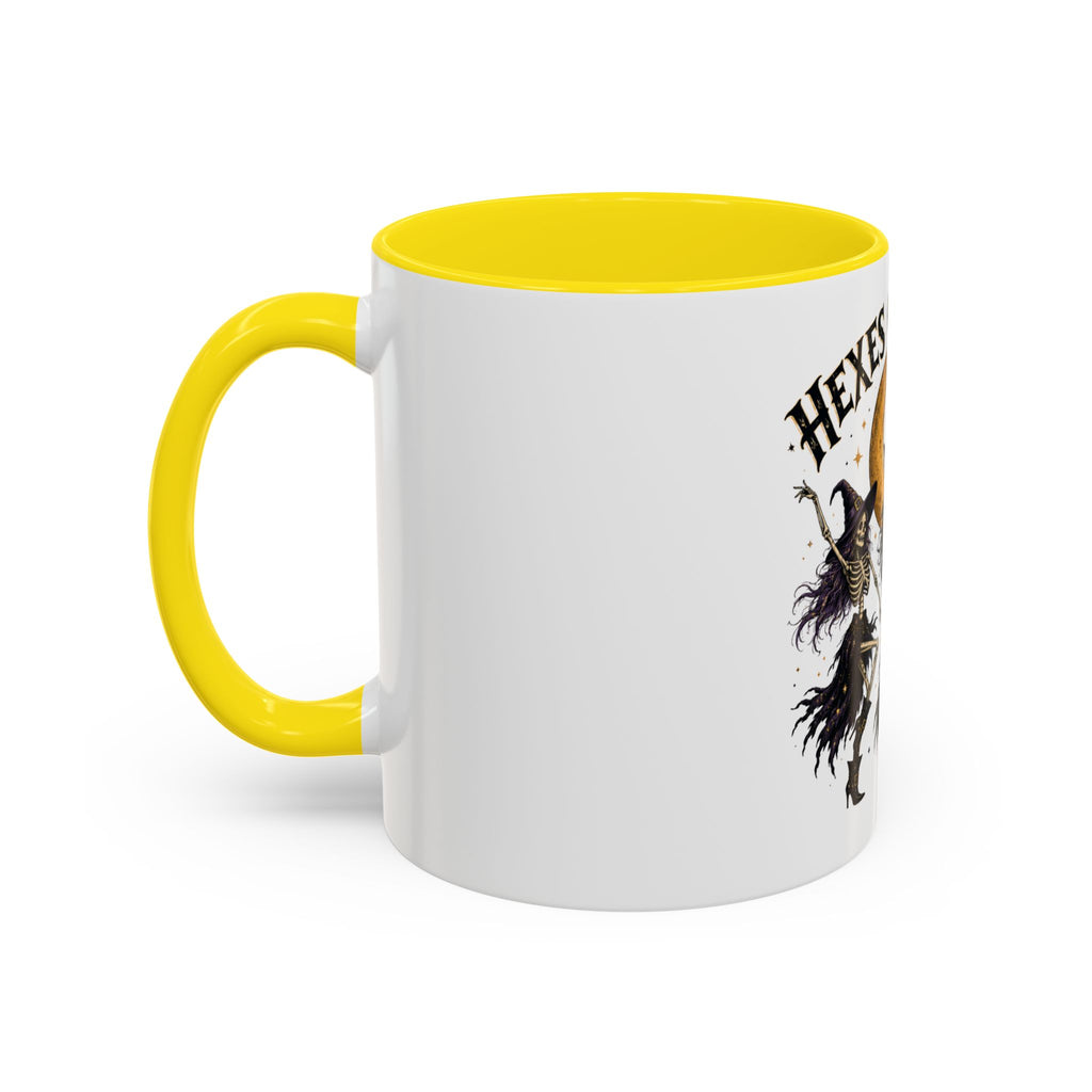 Hexes on My Ex's Witch Coffee Mug — Funny Halloween Accent Mug (11/15oz)