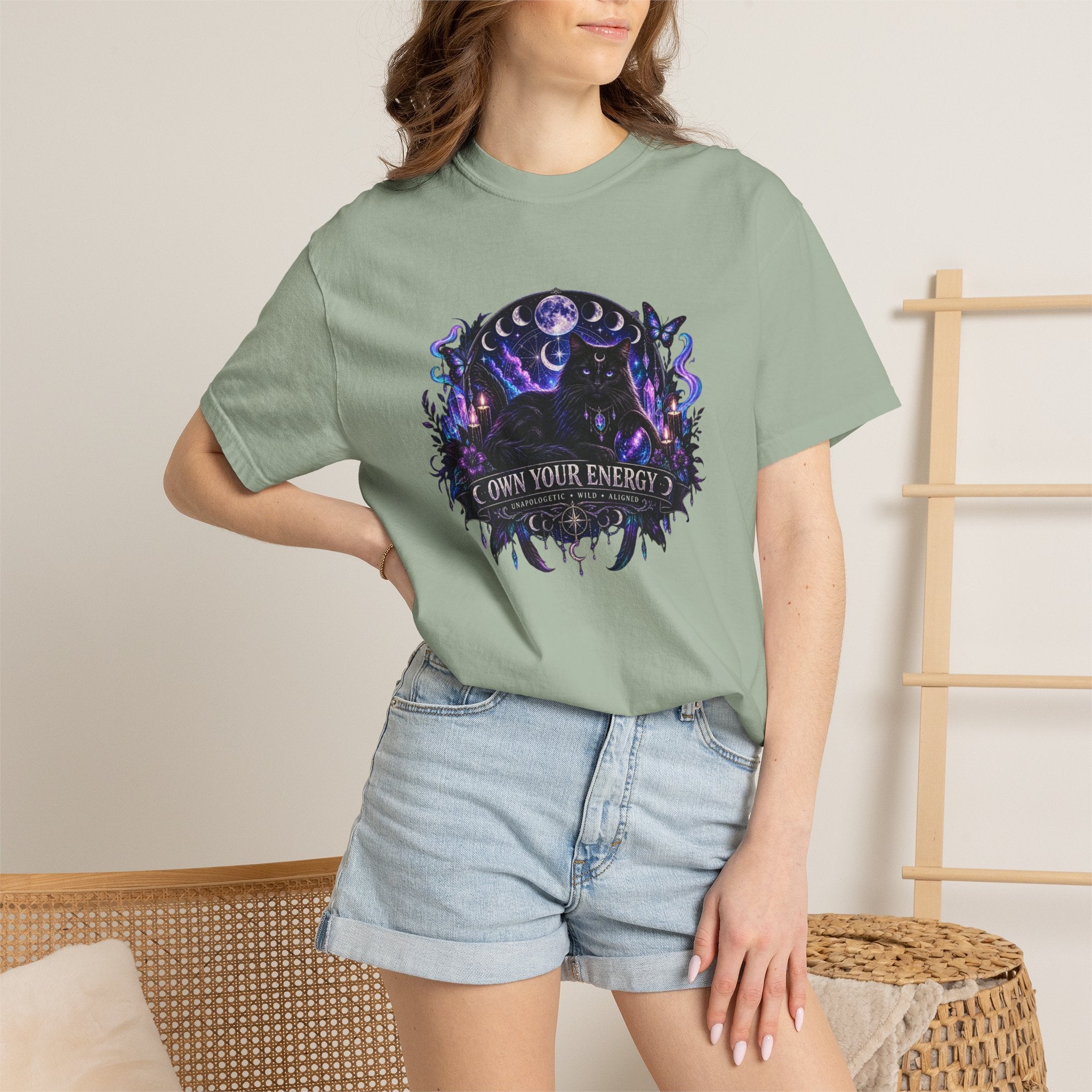 Own Your Energy T-Shirt — Mystic Moon Forest Graphic Tee