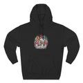 Mema Floral Hoodie — Cozy Fleece Pullover with Sunflower & Succulent Design